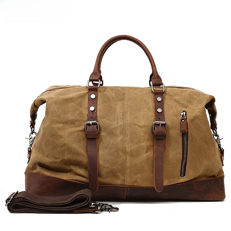 Ruime reistas van gewaxte canvas
