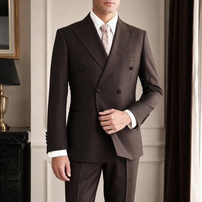 Mens Double Breasted Suit