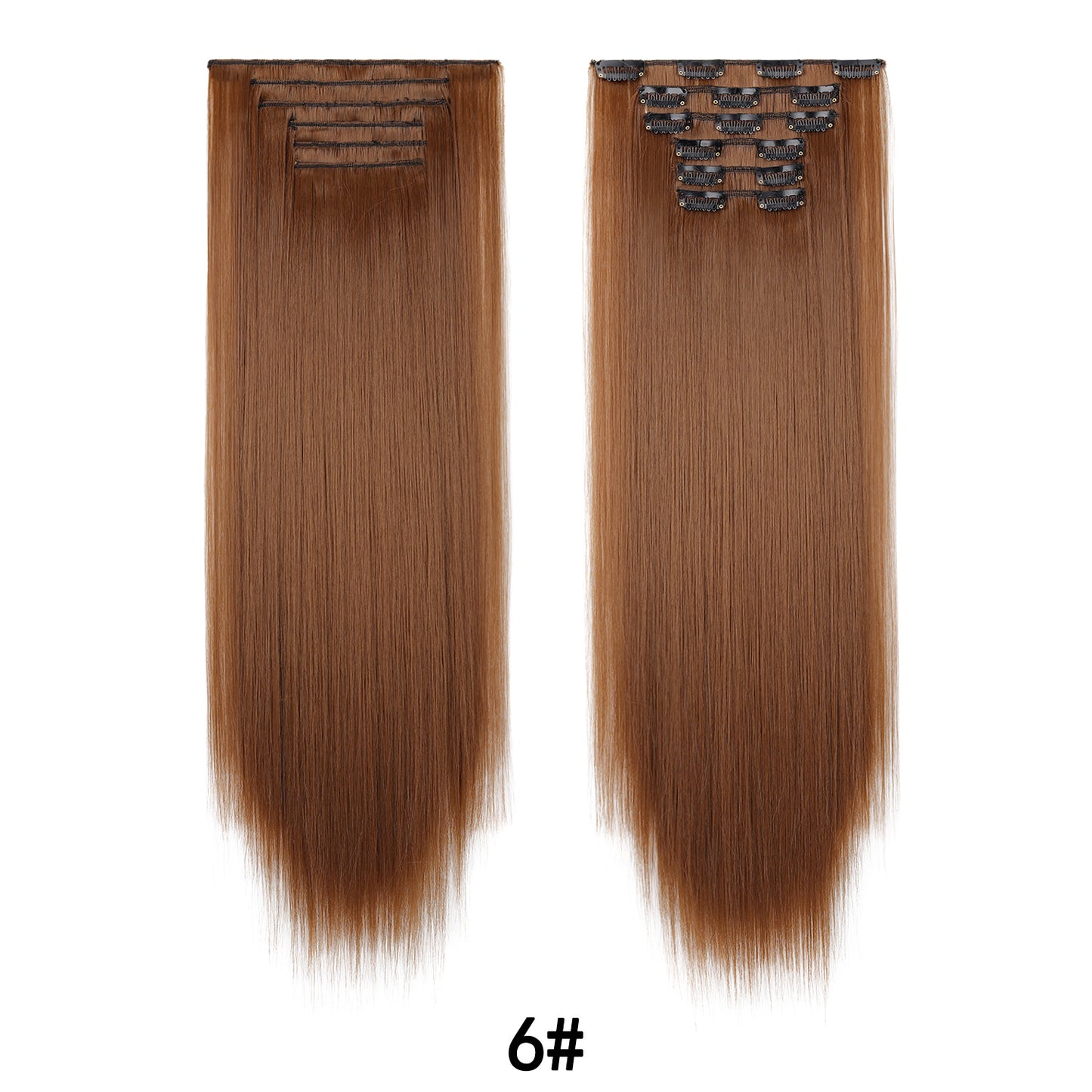 6-Piece Clip Hair Extension Set