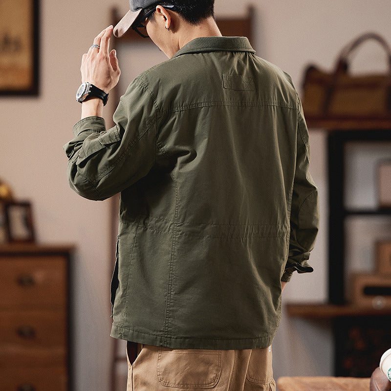 Mens Workwear Multi-Pocket Jacket