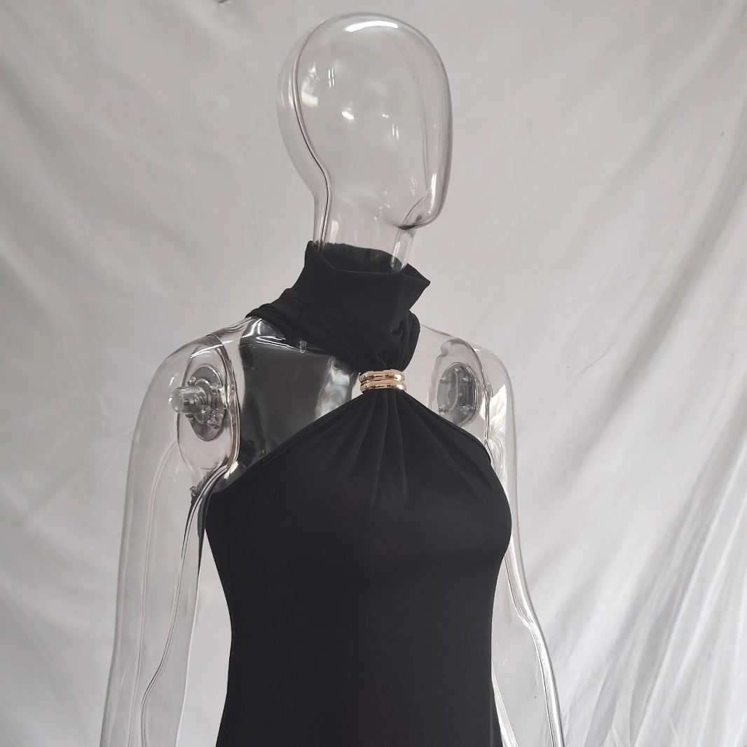 Sleeveless High Waist Bodycon Dress