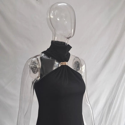 Sleeveless High Waist Bodycon Dress