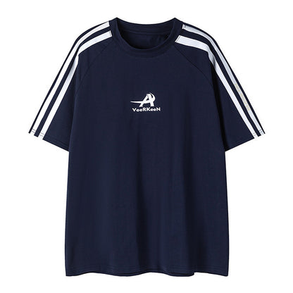 Short Sleeve T-Shirt Summer Design Sense Trendy Oversize Couple