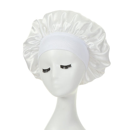 Hot selling wide strip, wide edge, high elasticity headband, sleeping cap, women's chemotherapy cap, hair care cap