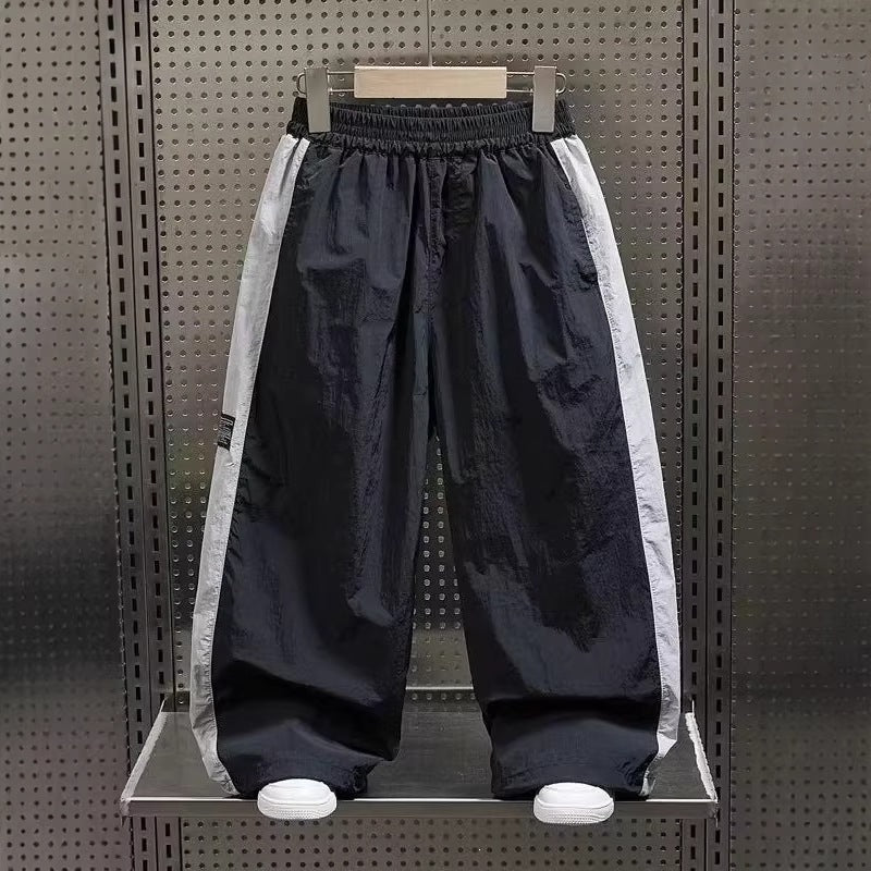 Boy's Ice-Cool Loose Sport Quick-Dry Mosquito-Resistant Pants Wide Leg Long Pants