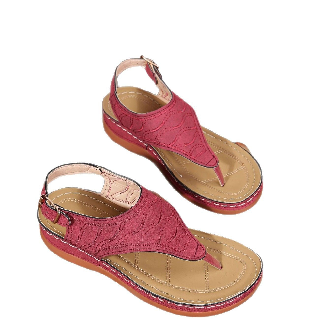 Embroidered Womens Breathable Sandals
