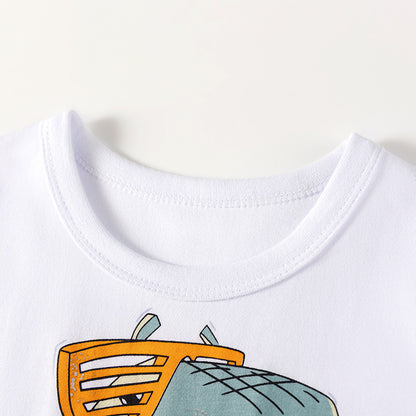 Kids' Outfit Set Summer Cartoon Children's Clothing Style Kids' Set