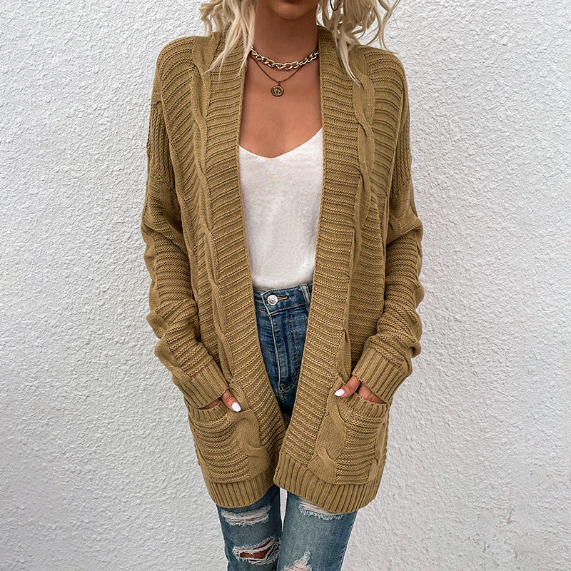Drizzle Twist Middellange Cardigan
