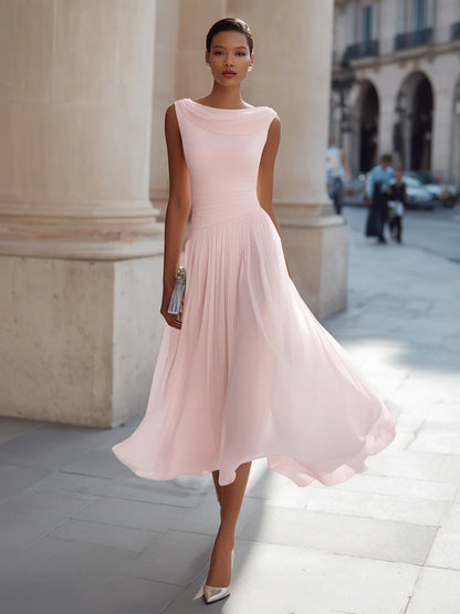 Party Swing-Neck Dress