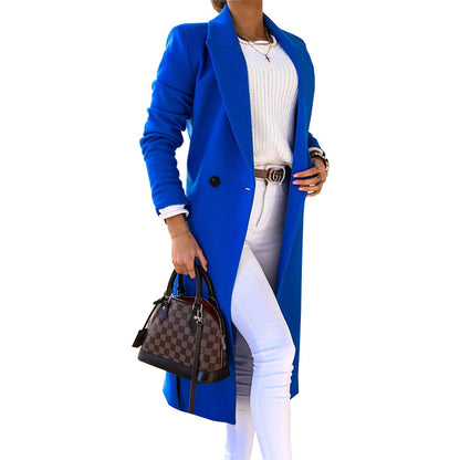 Split Woolen Coat