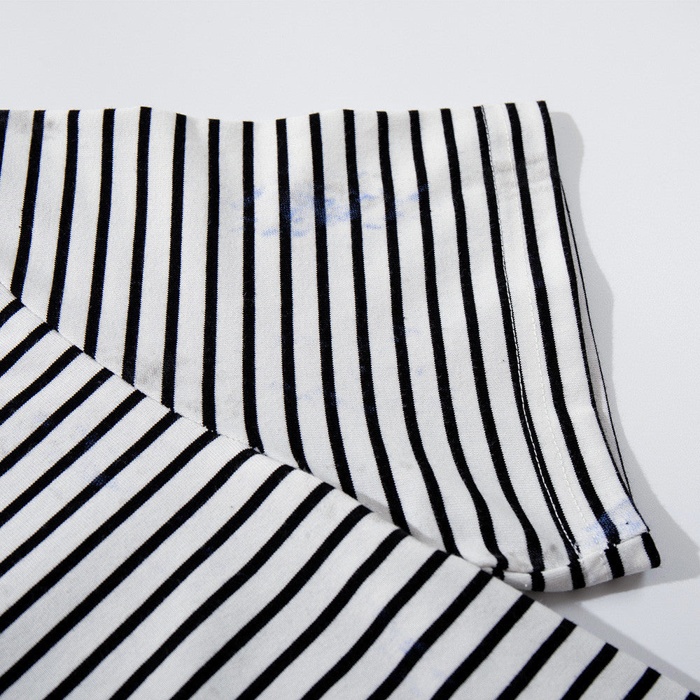 Striped short sleeved t-shirt