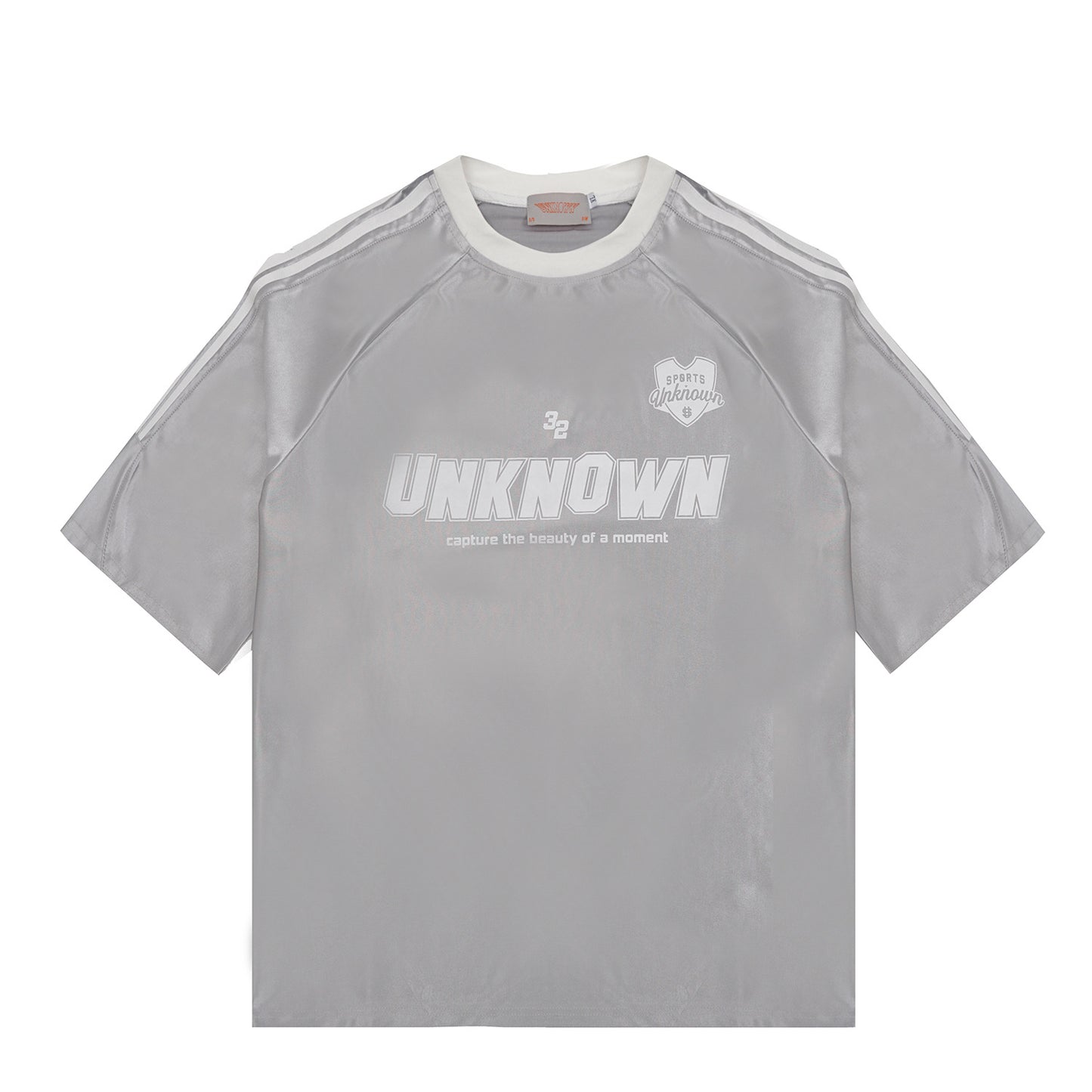 Retro summer three bar raglan half sleeved top