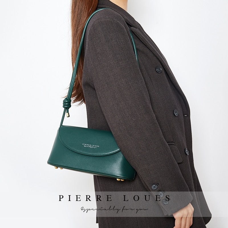 Merkdesigner Baguette schoudertas PU-leer