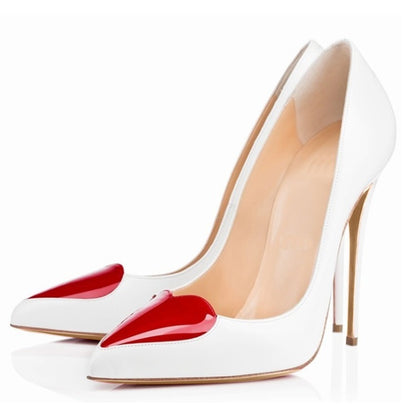 Rode Love Pointed High Heels Stiletto Pumps