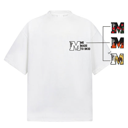 Short Sleeve T-Shirt for Men and Women Summer Couple Top Tee