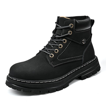 Men's high-top warm outdoor work boots