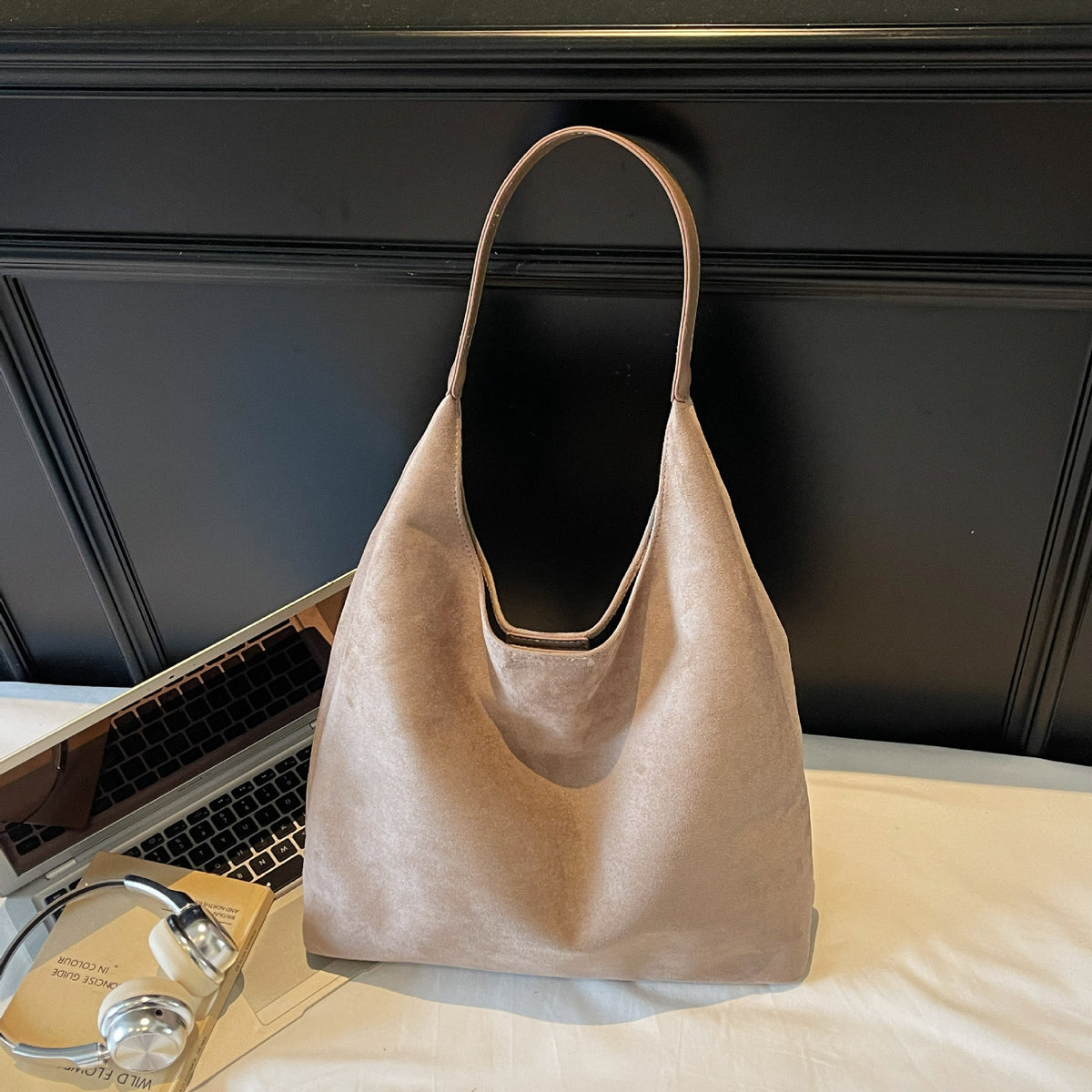Retro Corduroy Tote Bag