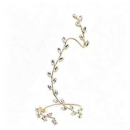 Fashion Rhinestone Leaf Bracelet