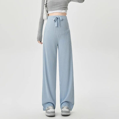 Maternity Pants Belly Support Wide Leg