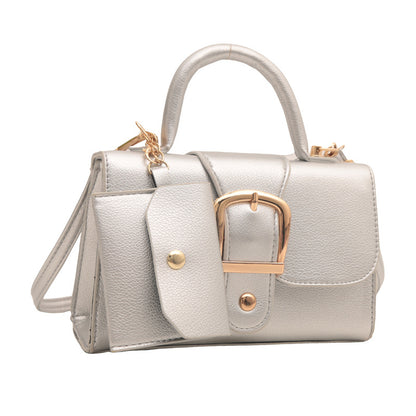Candy Color Retro Small Square Crossbody Bag