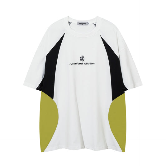 Amerikaans modemerk oversized T-shirt met korte mouwen