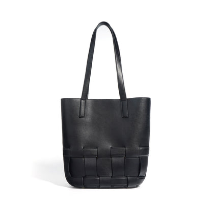Woven Cowhide Tote Bag