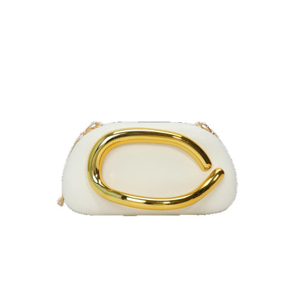 Elegant Chain Strap Clutch Bag