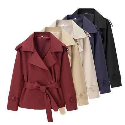 Womens Belted Short Jacket