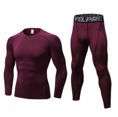Heren Fitness Running Compressie Trainingsset