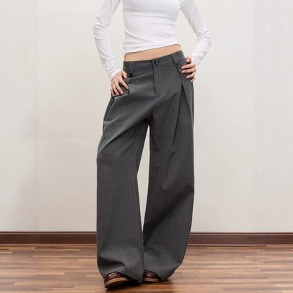 Casual Trousers Unisex Trendy Loose Versatile Wide Leg Pants