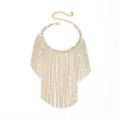 Hot selling rhinestone tassel ankle chains in Europe and America, light luxury full of diamonds, sexy and exaggerated high heels, accessories, shoe chains, and foot accessories