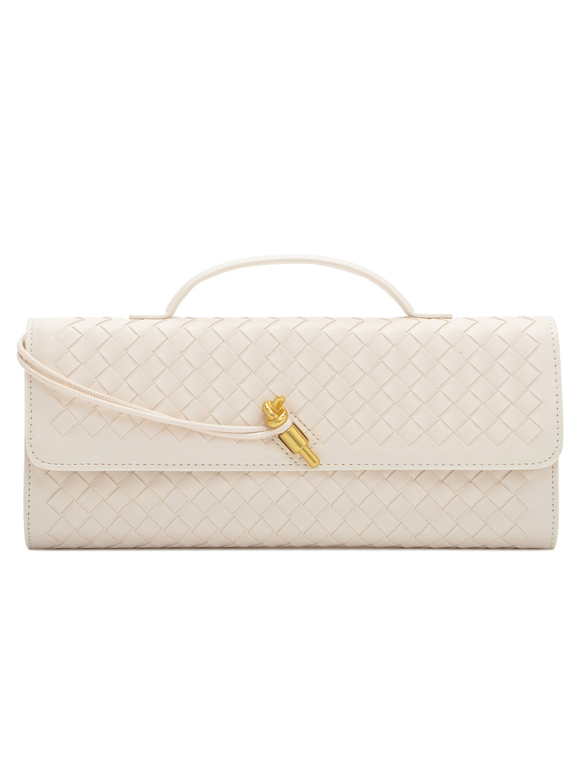 Soft Handmade Woven PU Leather Organ Crossbody Bag