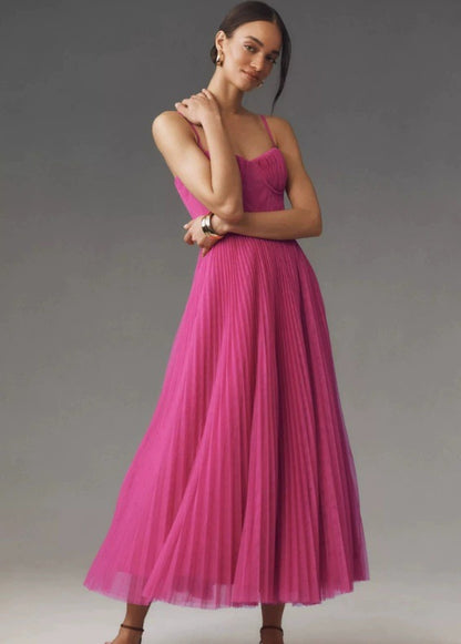 Women's Sleeveless Backless Deep V Neck Long Evening Dress