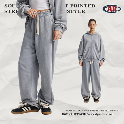 Men's Vintage Washed Cotton Long Pants