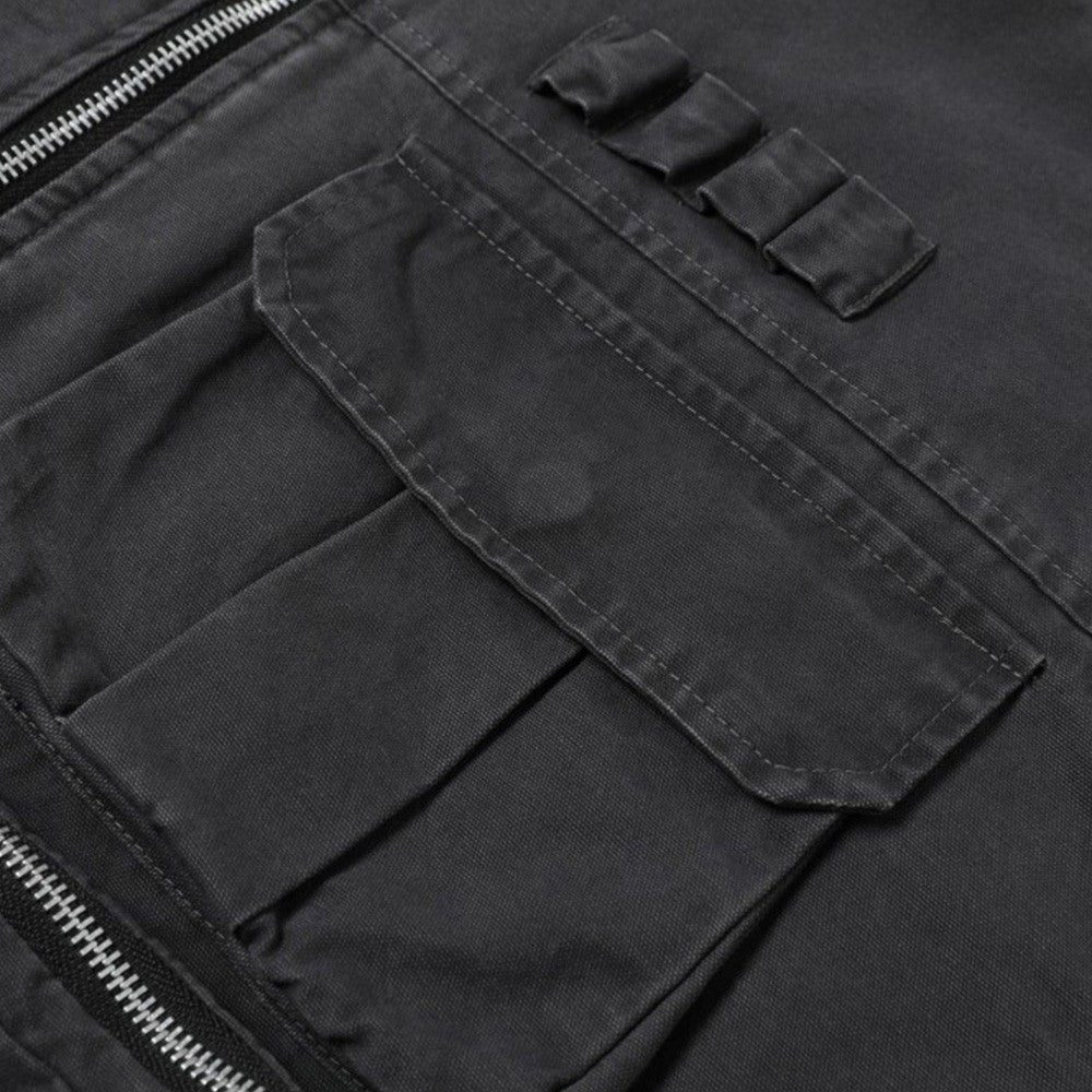Katoenen jacket met zakken voor heren