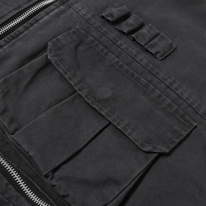 Katoenen jacket met zakken voor heren