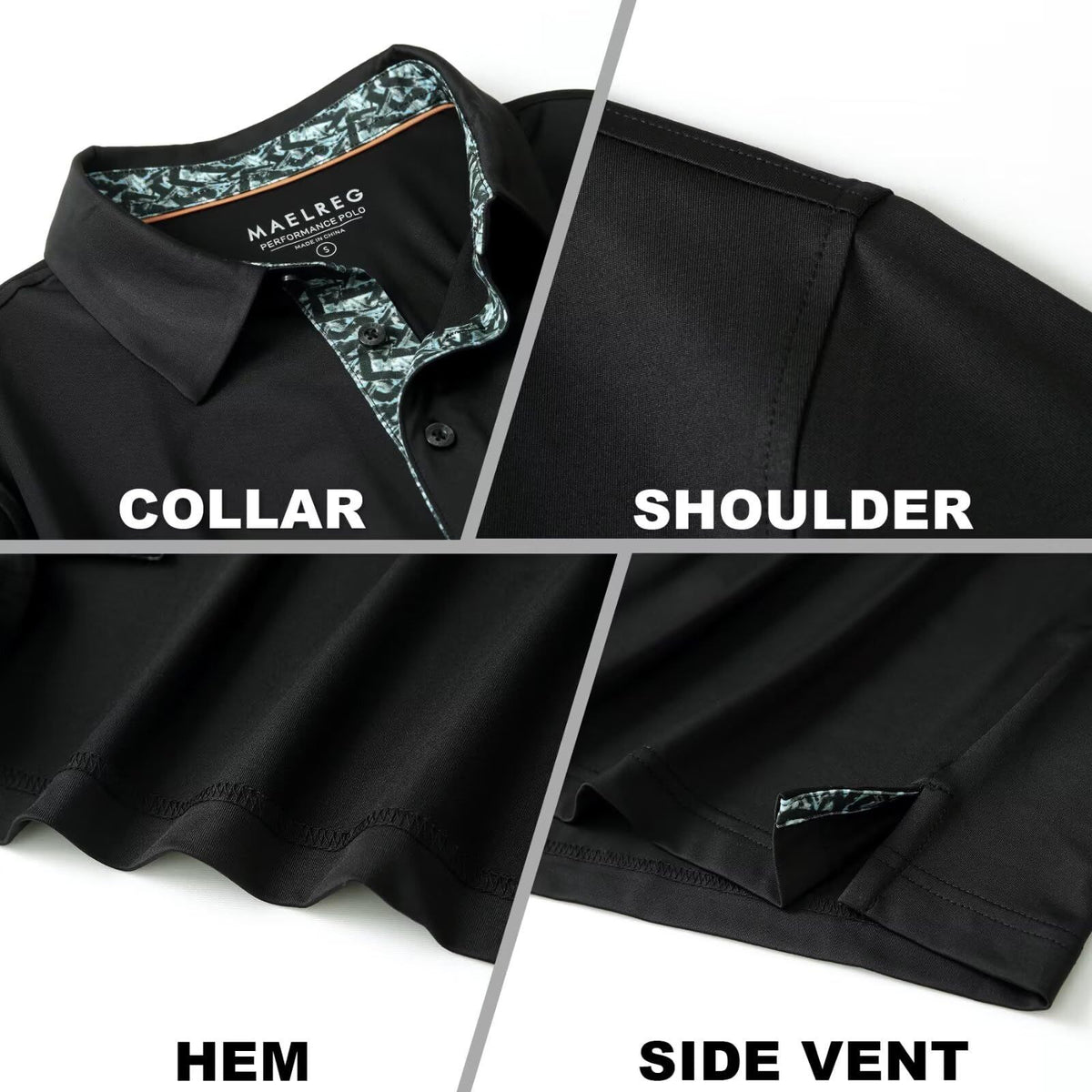 Mens Long Sleeve Polo Shirt