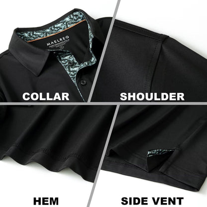 Mens Long Sleeve Polo Shirt