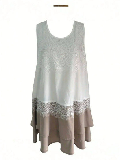 Sleeveless Bohemian Tiered Cake Dress for Women