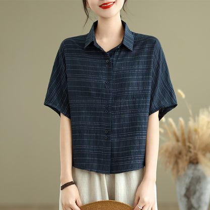 Loose Batwing Shirt Top for Women