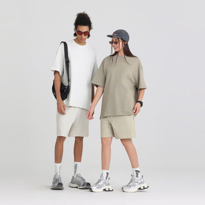 American-Style Small-Neck Short-Sleeve T-Shirt for Men