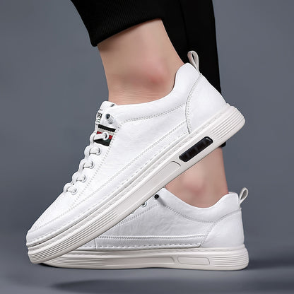 Trendy en veelzijdige PU-leren casual herenschoenen