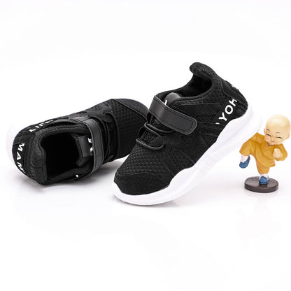 Autumn new fashionable net breathable pink leisure sports running shoes for girls white shoes for boys brand kids shoes