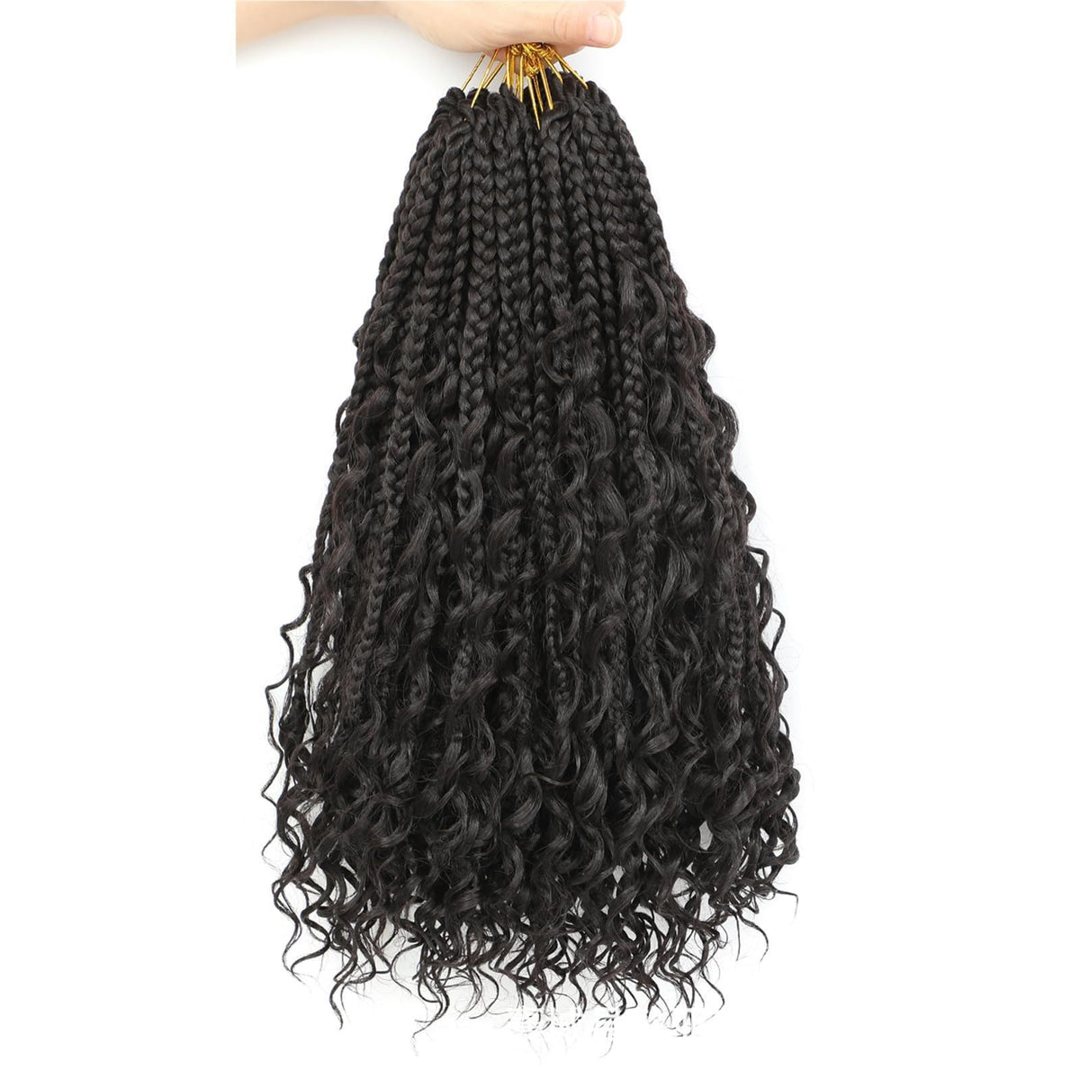 Synthetic fiber braids