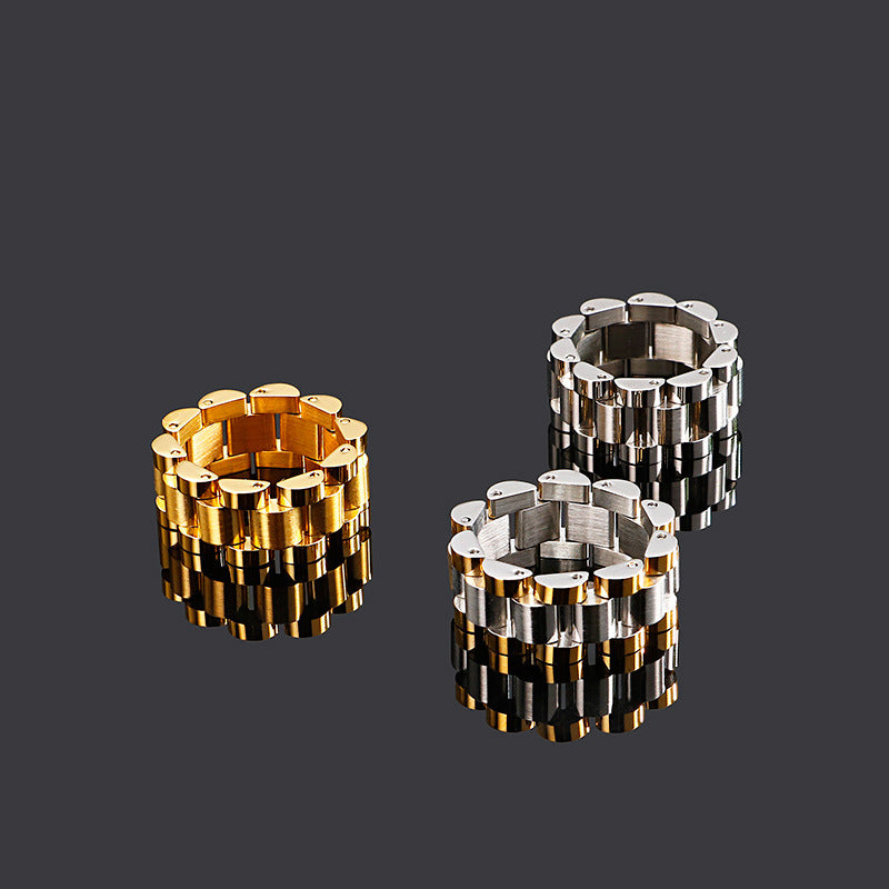Punk Style Bracelet and Ring Set