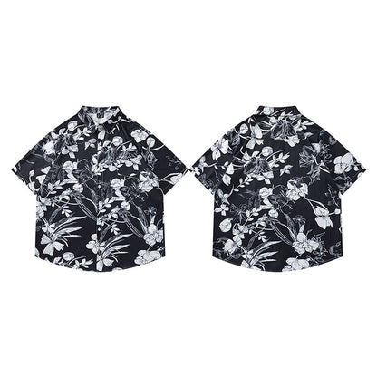 Men's  Sleeve Breathable Casual Handsome Short Sleeve Jacket Trendy