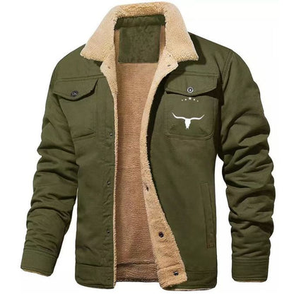 Fleece Lined Casual Jacket