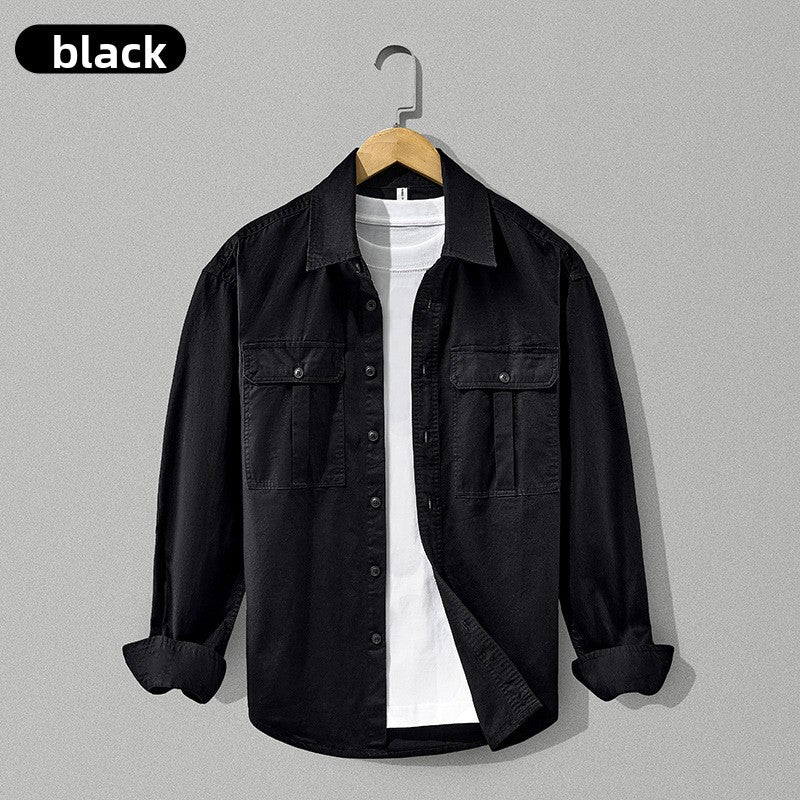 Men Pure Cotton Thickened Casual Cardigan