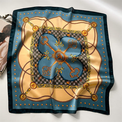 Europese en Amerikaanse sjaal met print