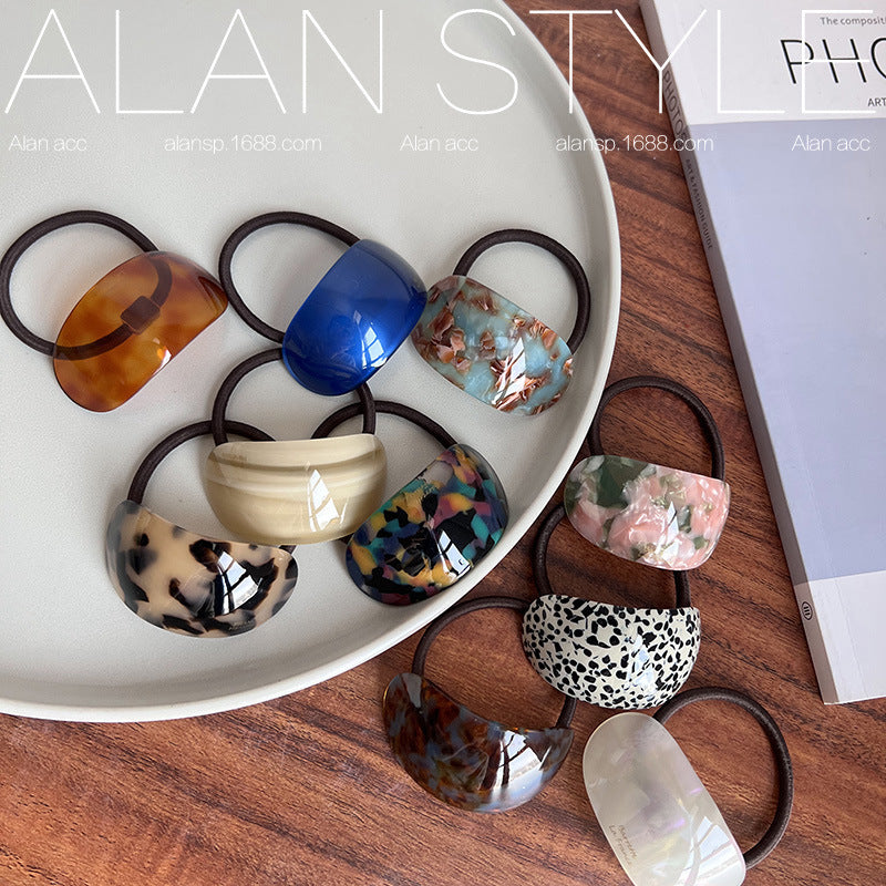 Ovale acetaat haarband